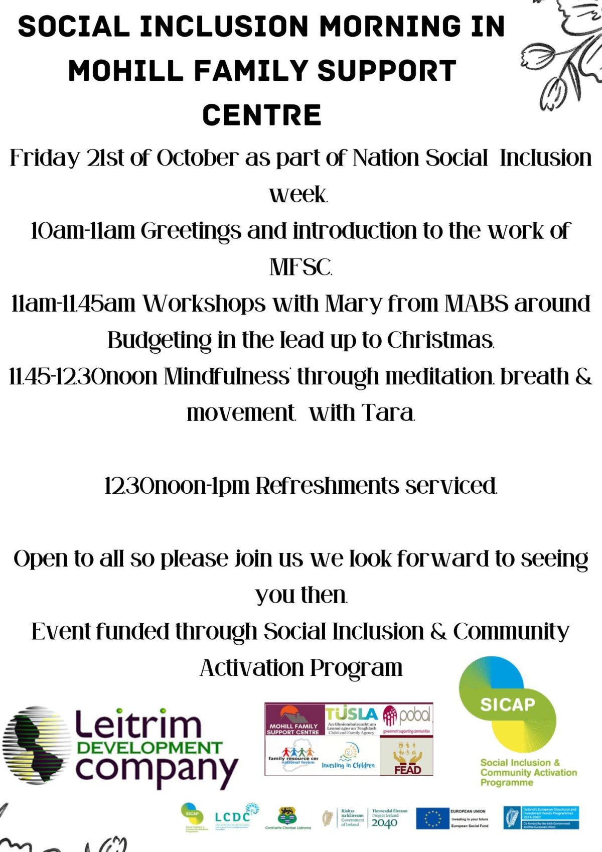 Social Inclusion Week 2022 Mohill Family Support Centre