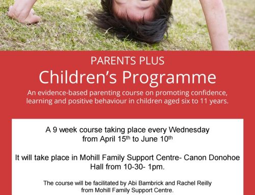 Parents Plus Children’s Programme starting on 15 April 2026