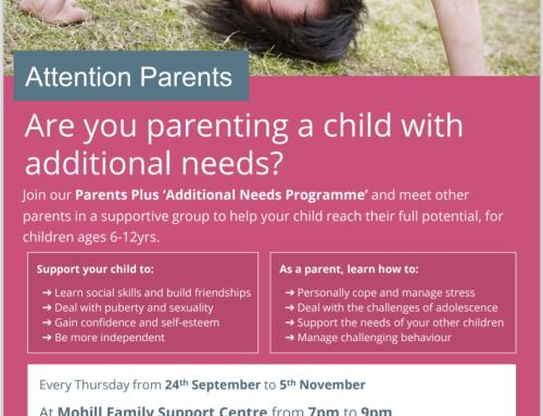 Join our Parents Plus ‘Additional Needs’ Programme starting 24 September 2026